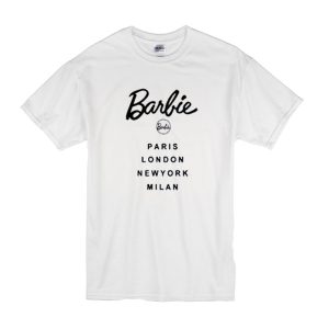 Barbie Paris London Newyork Milan T-Shirt