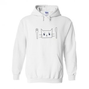 Cat Face Hungry Hoodie