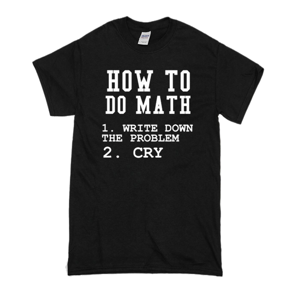 funny maths t shirts