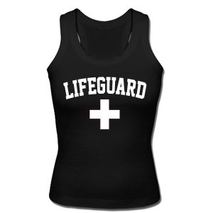 Lifeguard Black Tank Top