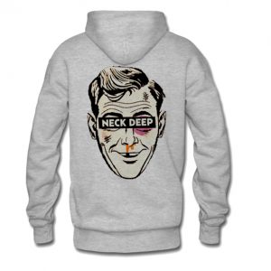 Neck Deep Back Hoodie Back