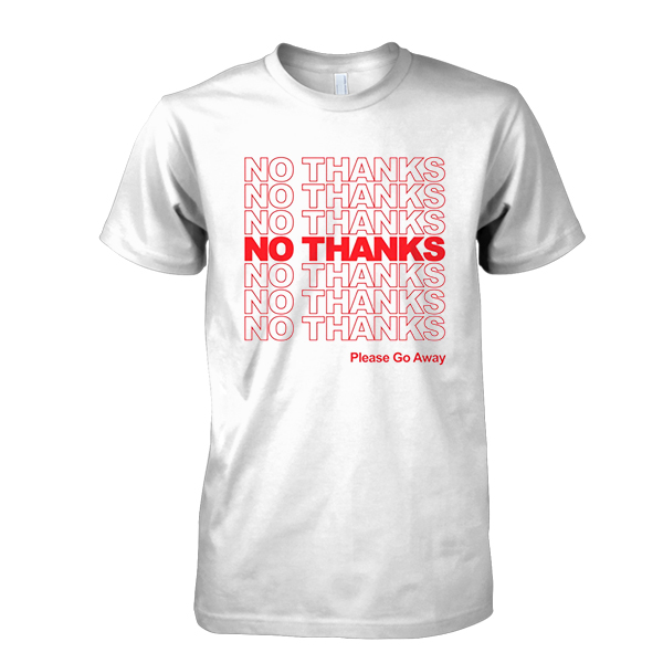 thanks for nothing shirt