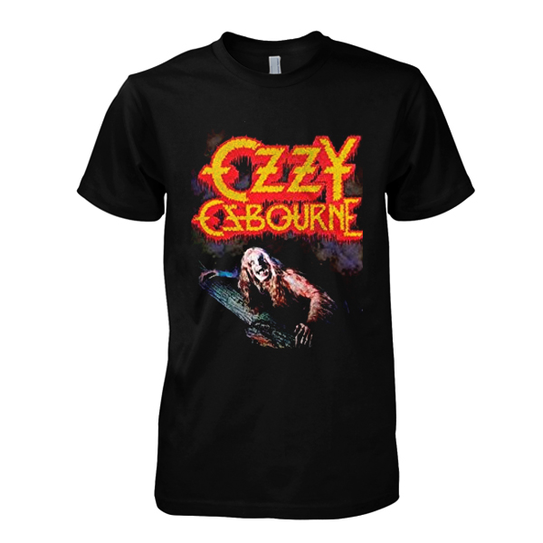 Maglietta Uomo Ozzy Osbourne SD 9 Logo - Ufficiale, Nero, Taglia L