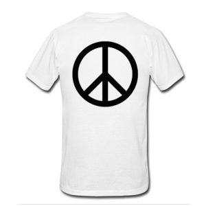 Peace Logo T-Shirt Back