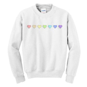 Rainbow Heart Sweatshirt