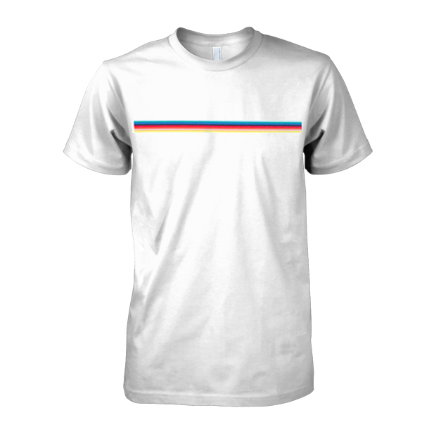 rainbow stripe t shirt