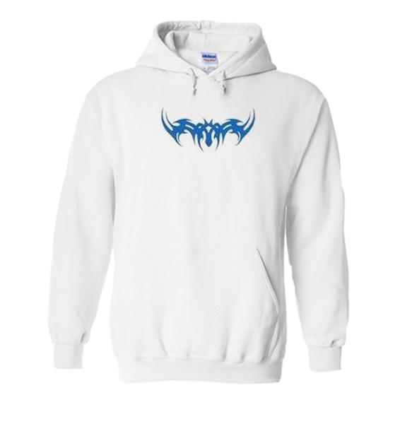 Tribal Bat Letter Hoodie