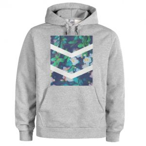 Tumblr Flower White Chevron Aesthetic Hoodie