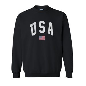 USA Flag Sweatshirt