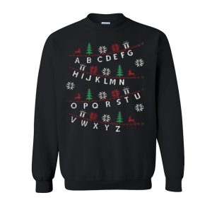 Alphabet Christmas Sweatshirt