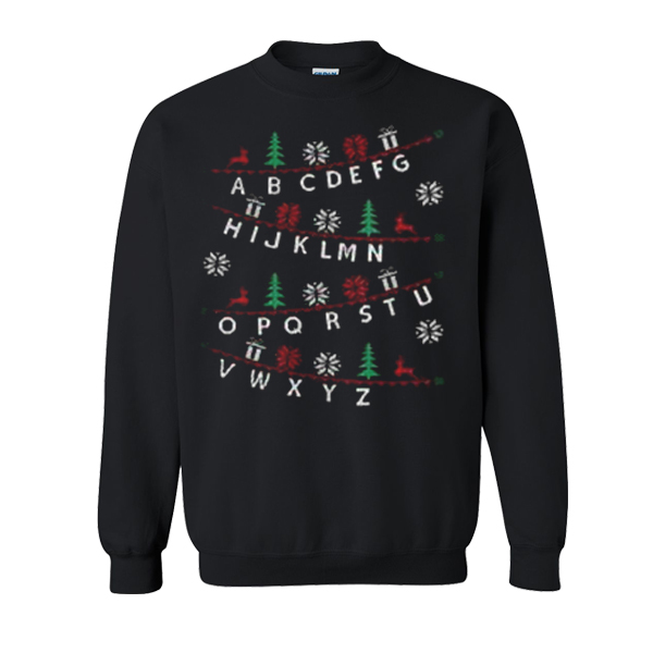 Alphabet Christmas Sweatshirt