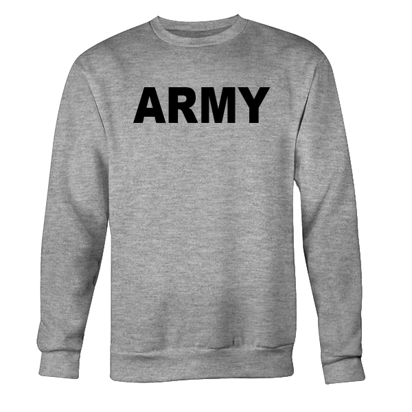 army sweatshirt