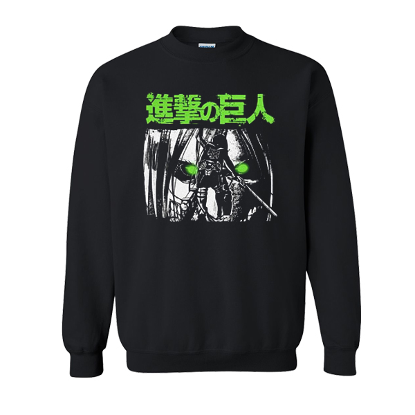 Attack on Titan Green Eyes Sweatshirt