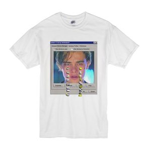 Crying Leonardo MS-DOS T-Shirt