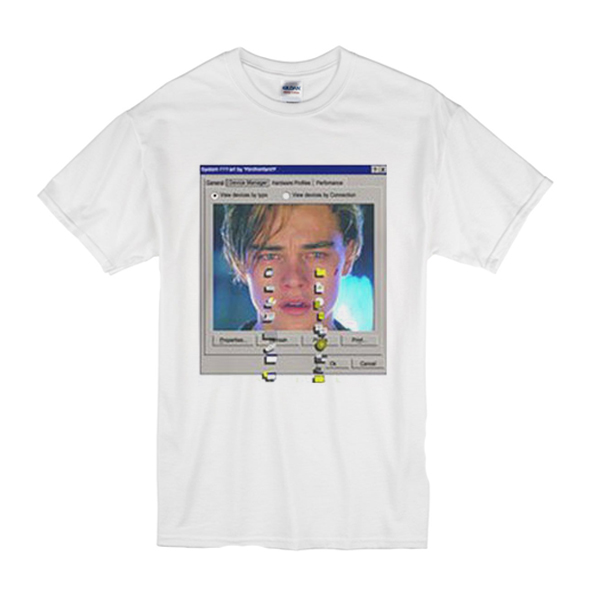 Crying Leonardo MS-DOS T-Shirt