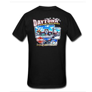 Daytona Beach Florida T-Shirt Back