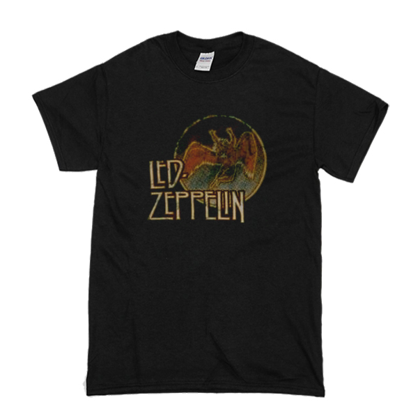 Led Zeppelin Swan Song Circle T Shirt