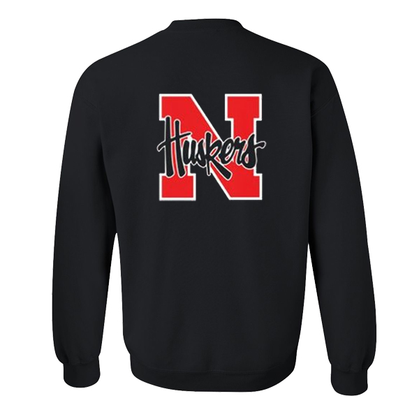 N Huskers Sweatshirt Back