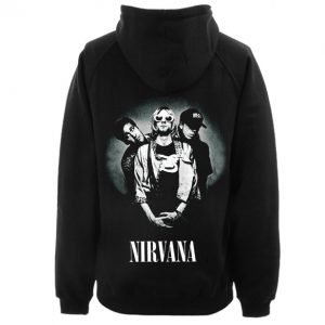 Nirvana Band Members Hoodie Back
