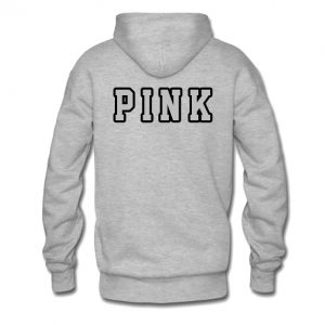 PINK Hoodie Back