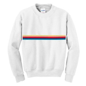 Rainbow Stripe Sweatshirt