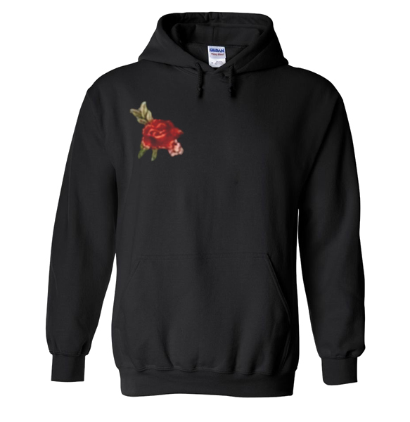 Rose Flower Hoodie