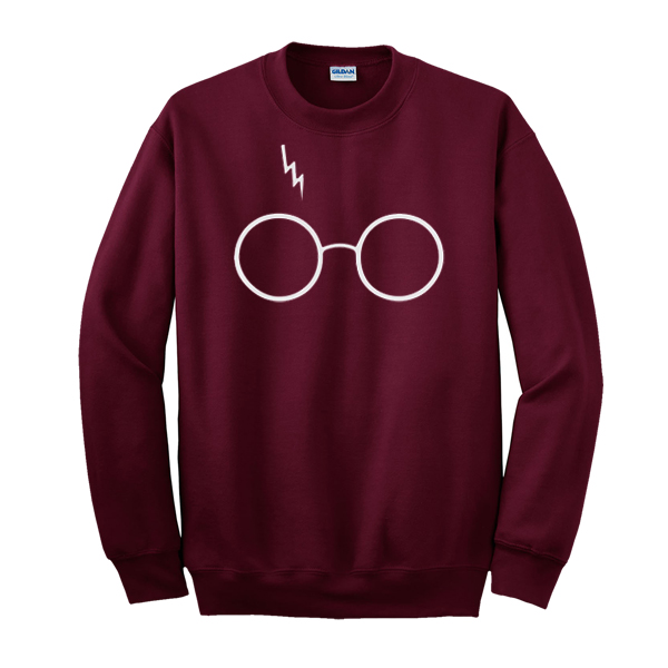 Scar and Glasses Harry Potter Sweatshirt