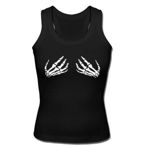 Skeleton Hand Tank Top
