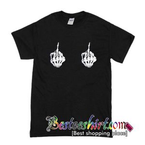Fuck Hand Skeleton T-Shirt