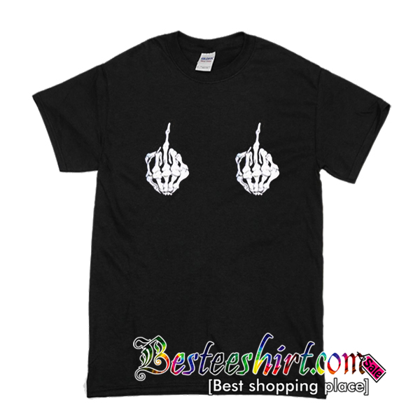 Fuck Hand Skeleton T-Shirt