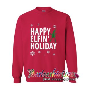 Happy Elfin Holiday Sweatshirt