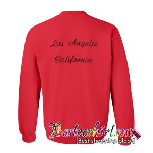 Los Angeles California Sweatshirt Back