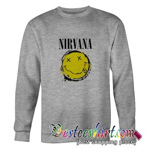 Nirvana Smiley Sweatshirt