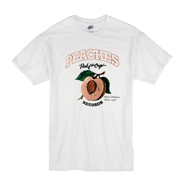 t shirt with peaches