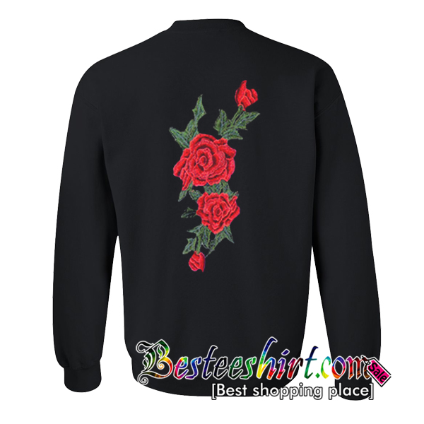Rose Sweatshirt Back