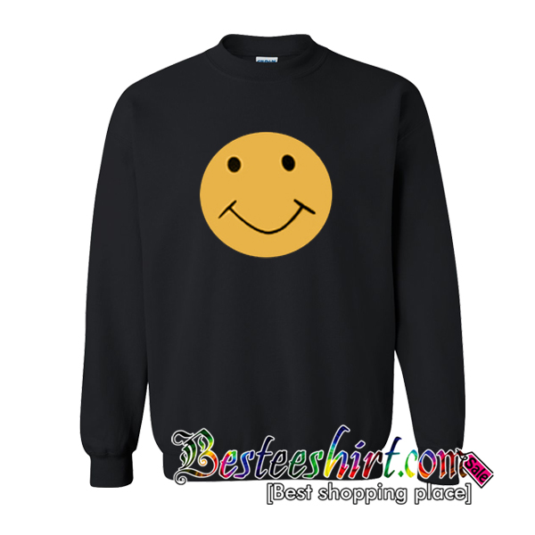 smiley sweatshirt