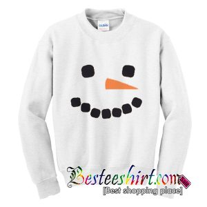 Snowman Face Sweatshirt