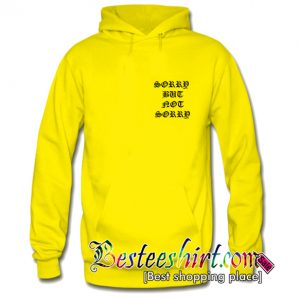 Sorry But Not Sorry Hoodie