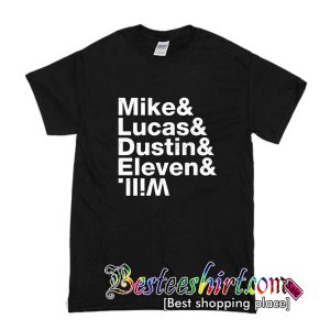 Stranger Things Cast Name T-Shirt