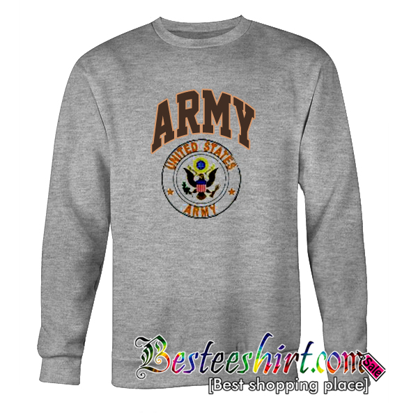 vintage army sweatshirt