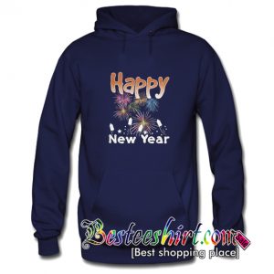 Happy New Year Fireworks Hoodie