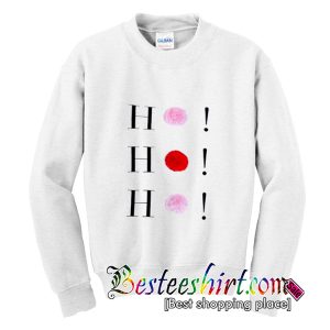 Ho Ho Ho Pom Pom Christmas Sweatshirt