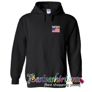 Nasa American Flag Hoodie