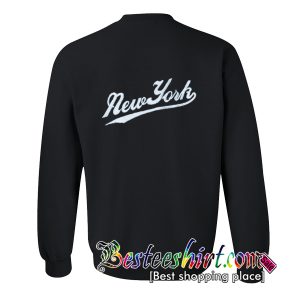 New York Sweatshirt Back