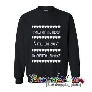 Panic At The Disco Fall Out Boy My Chemical Romance Sweatshirt
