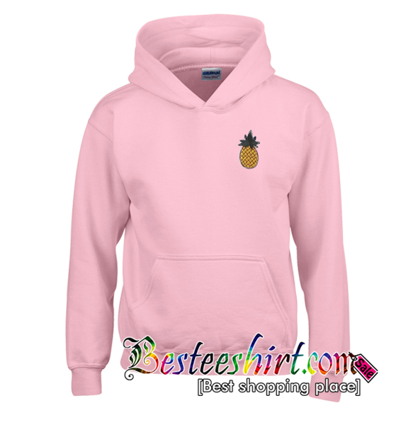 pink pineapple hoodie