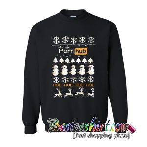 Porn Hub Snowman Sweatshirt