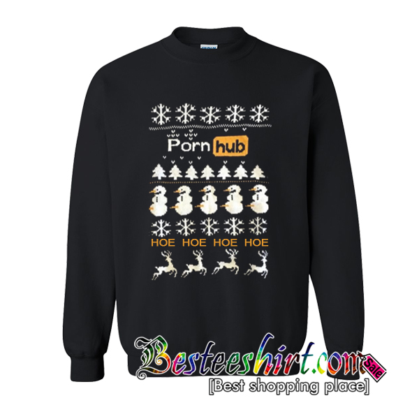 Porn Hub Snowman Sweatshirt