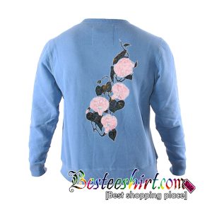 Rose Pink Sweatshirt Back