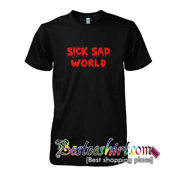 sad world t shirt